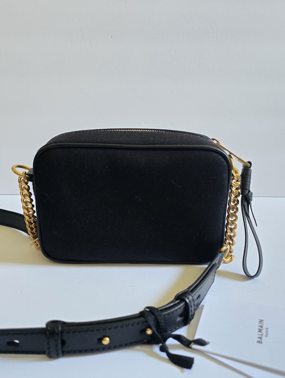 Balmain B-Army Small Camera Bag Black - Picture 5 of 11